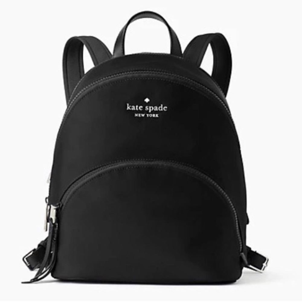 Kate Spade Large Backpack, Black, durable Nylon, Laptop case